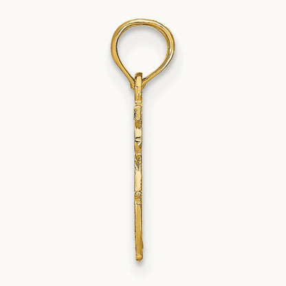 ARIES Zodiac Charm — 14K Yellow Gold