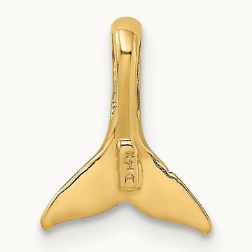 Mini Whale Tail Chain Slide, 14K