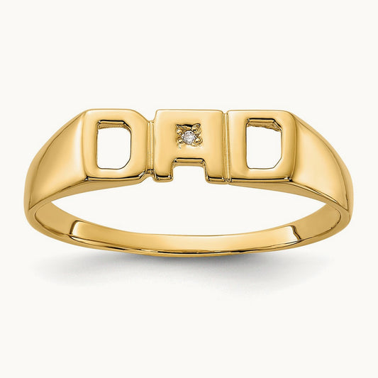 AA Diamond men's ring, 14K