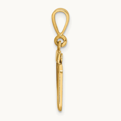 Polished Small Number 20 Charm, 14K
