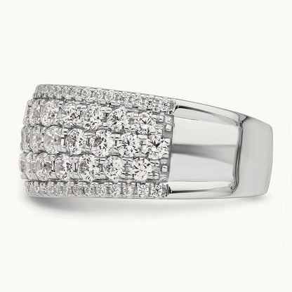 Complete Diamond Band, 14K White Gold