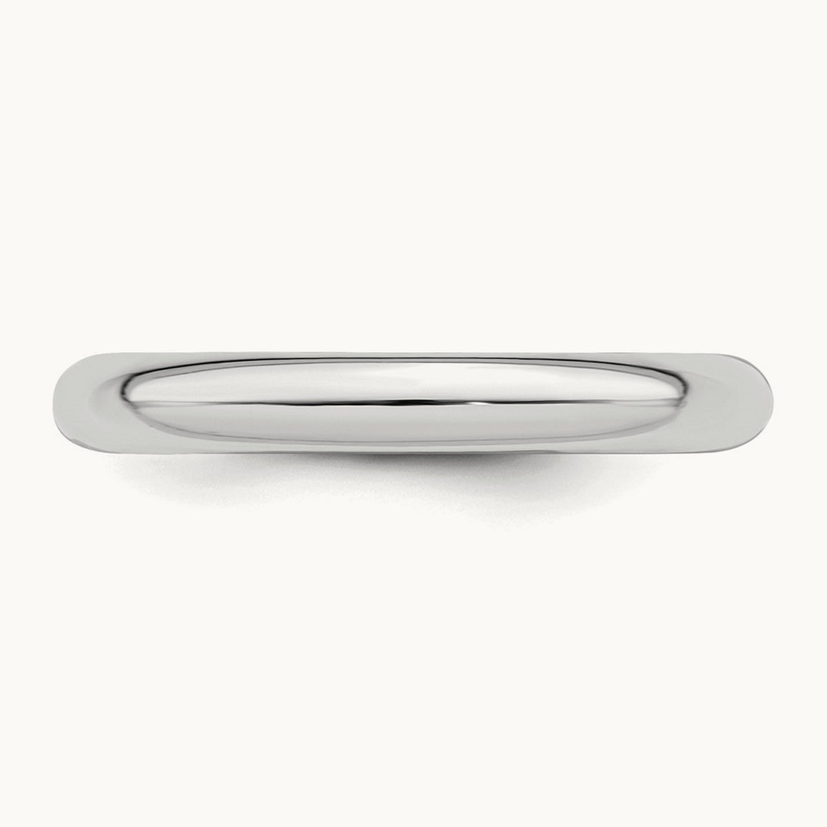 Rhodium-plated Comfort Fit Band — photo set
