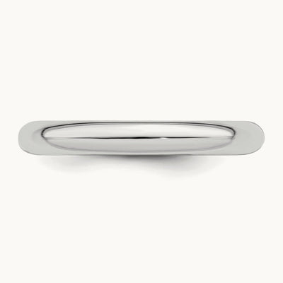 Rhodium-plated Comfort Fit Band — photo set