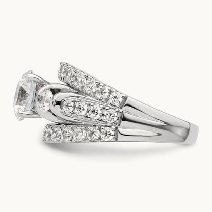Round Engagement Ring, 3.00 ct tw Lab-Grown Diamond