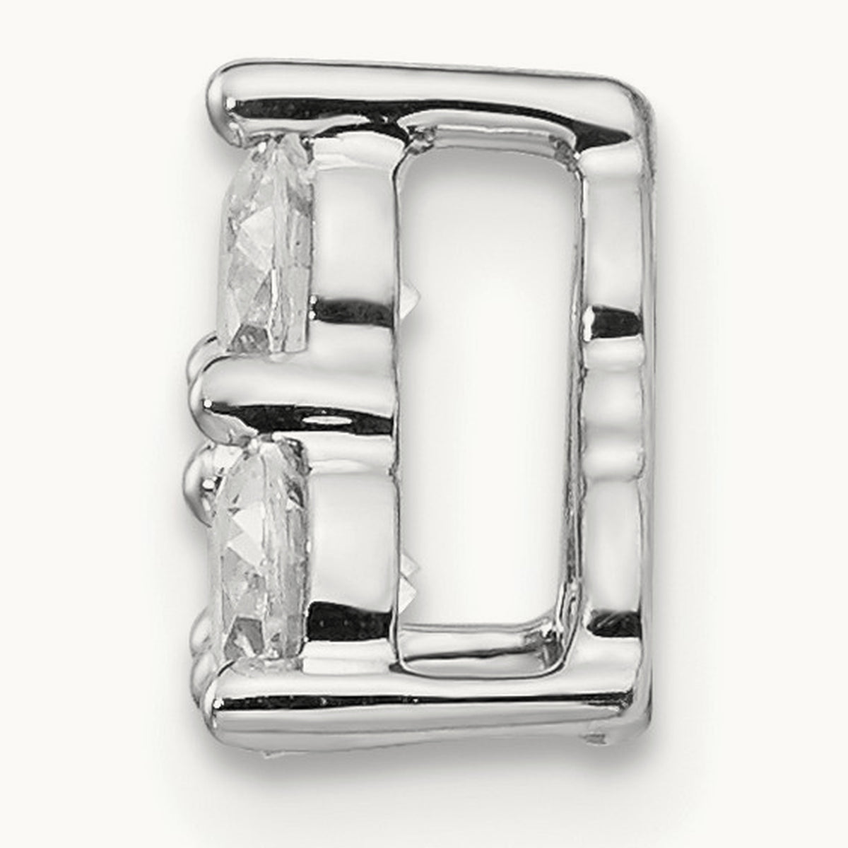 3 Stone Triangle Chain Slide, 0.50 ct tw Lab-Grown Diamond