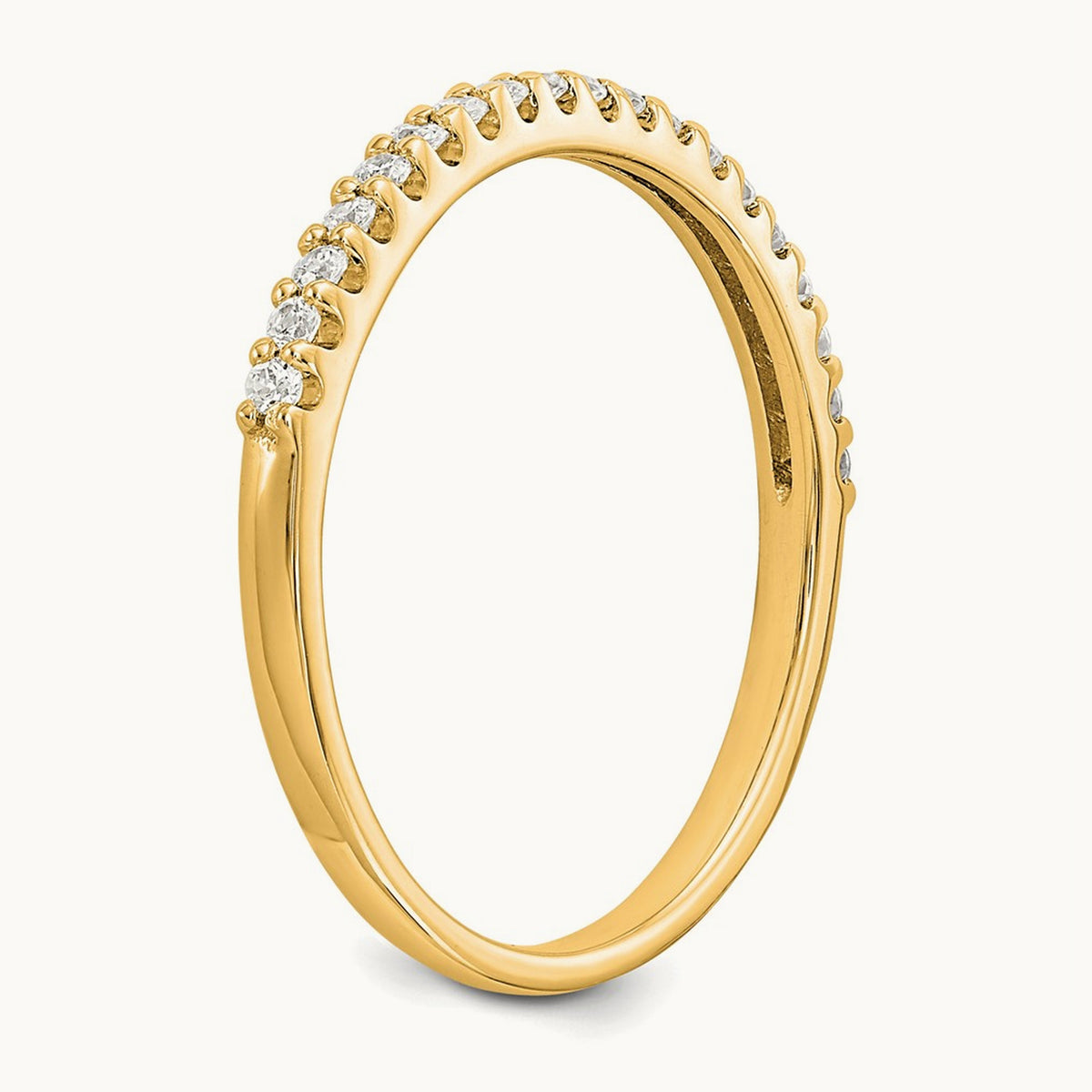 Diamond Band — 14K Yellow Gold, 7
