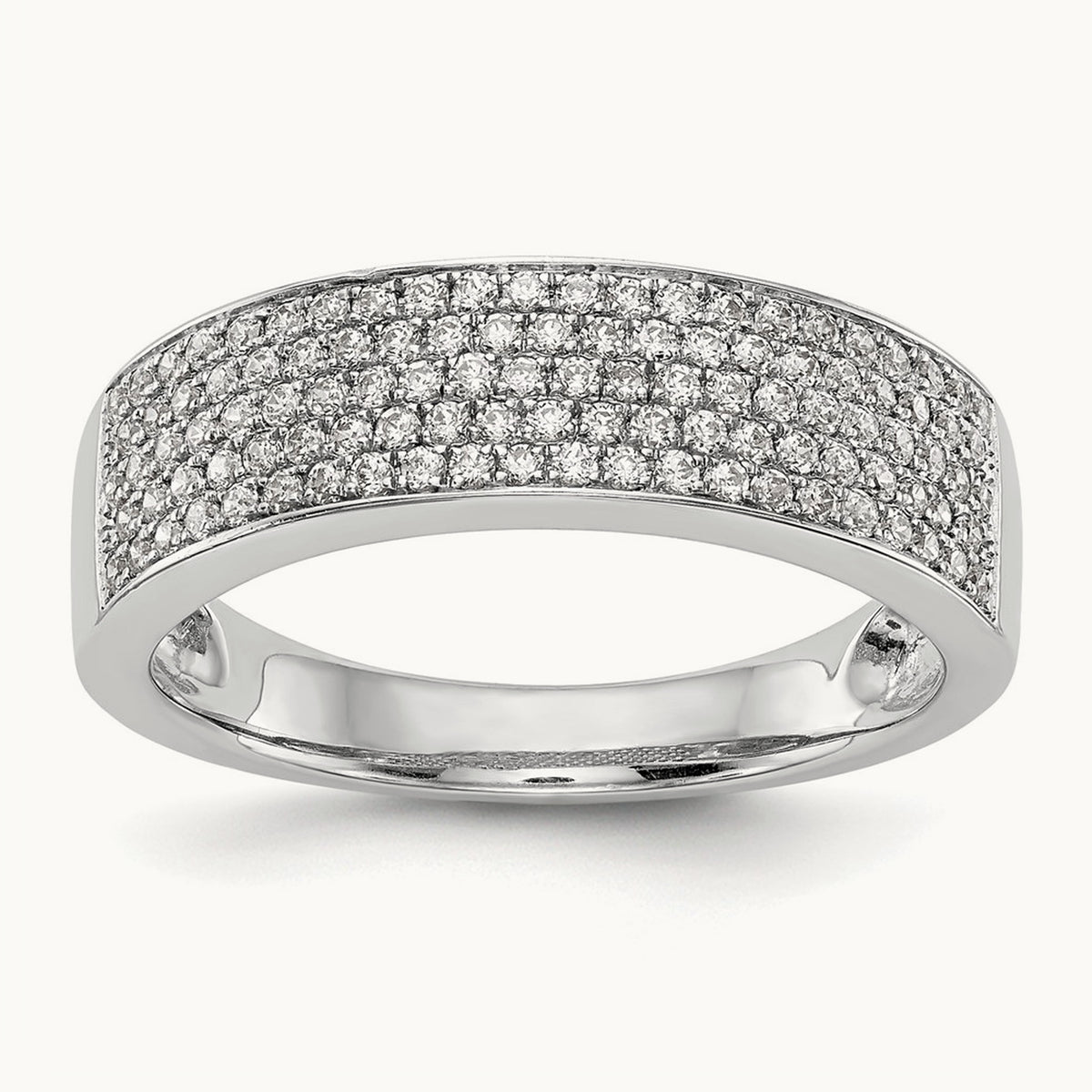 Micro Pave Band, 0.50 ct tw
