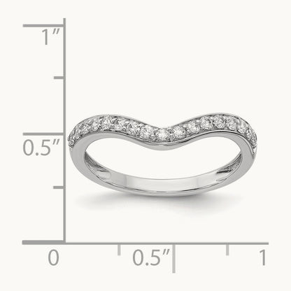 Diamond Ring Guard, 14K White Gold