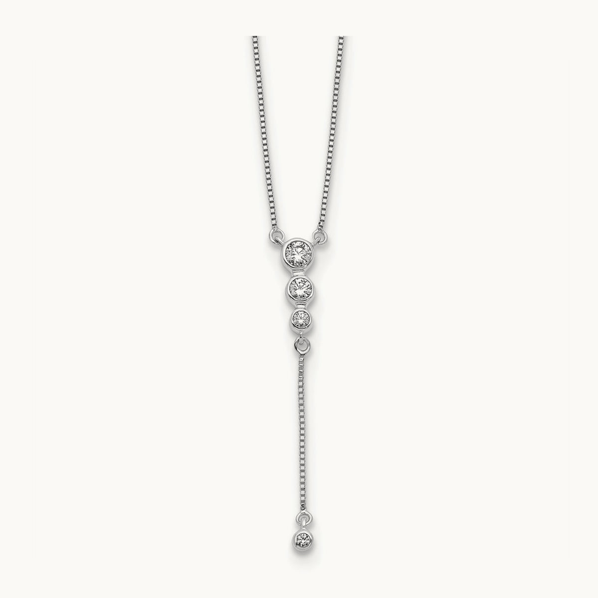 Dangle Necklace, 0.25 ct tw Lab-Grown Diamond