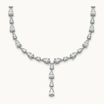 Fashion Tennis Necklace, 10.25 ct tw Lab-Grown Diamond
