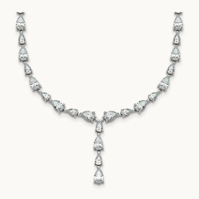 Fashion Tennis Necklace, 10.25 ct tw Lab-Grown Diamond