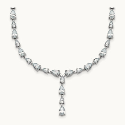 Fashion Tennis Necklace, 10.25 ct tw Lab-Grown Diamond