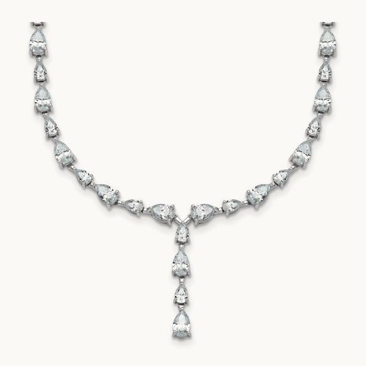 Fashion Tennis Necklace, 10.25 ct tw Lab-Grown Diamond