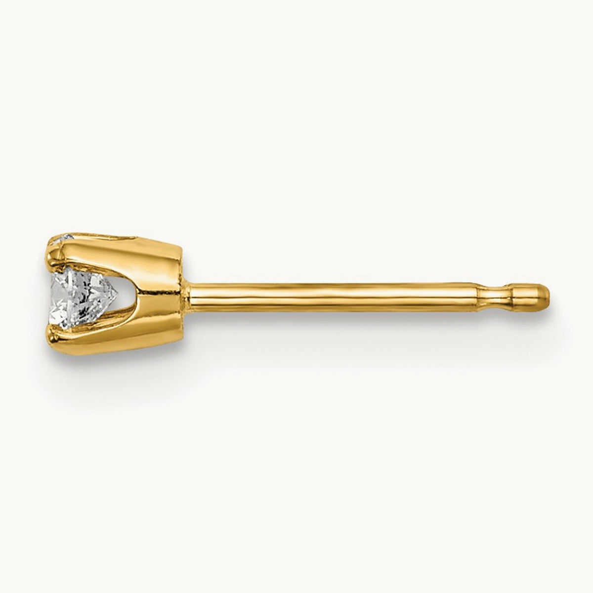 Single Stud Diamond Earring, 14K