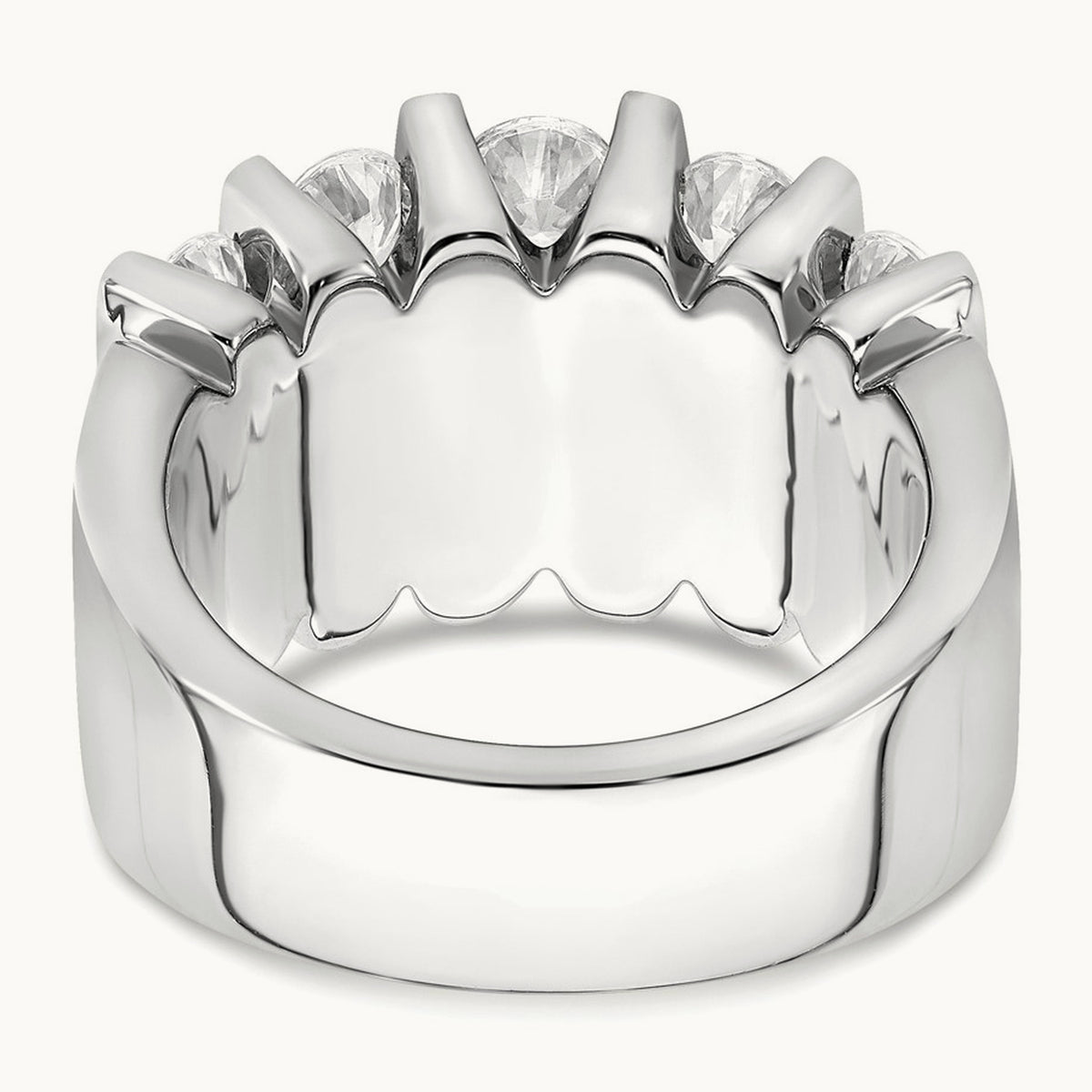 Fashion Band, 1.00-3.00 ct tw Lab-Grown Diamond — 3 ct, 14K White Gold