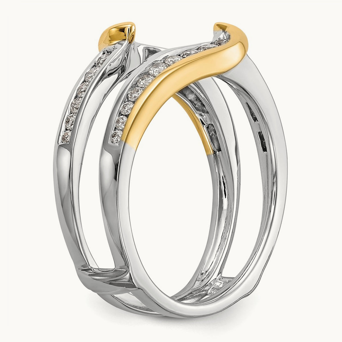 Diamond Guard, 14K Two-tone