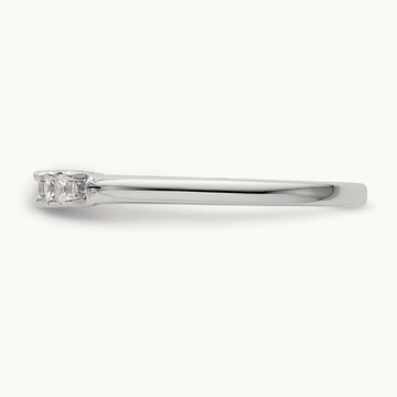5-Stone Diamond Band, 14K White Gold