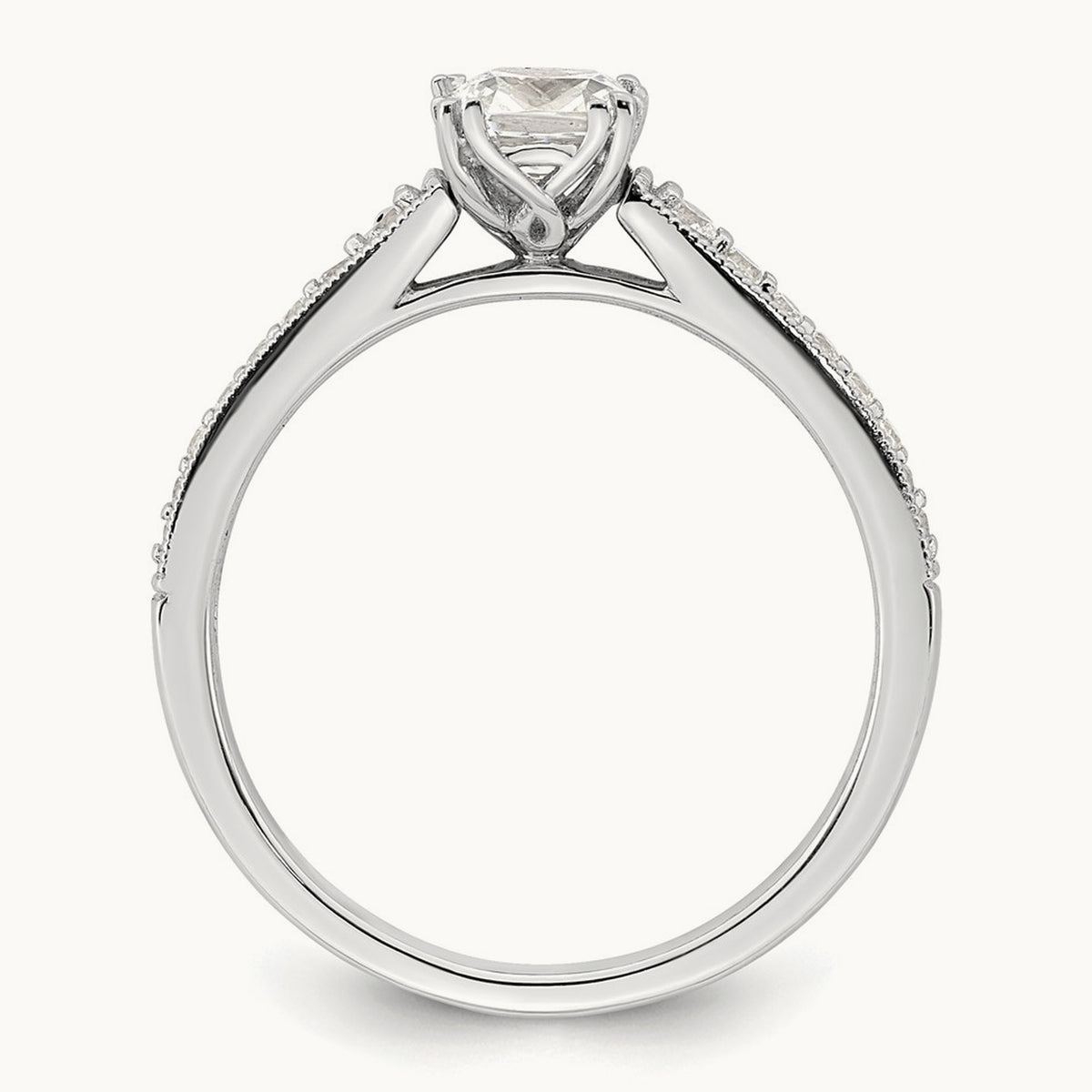Cushion Semi-Mount Engagement Ring, 1/2-1 1/2 ct
