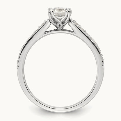 Cushion Semi-Mount Engagement Ring, 1/2-1 1/2 ct