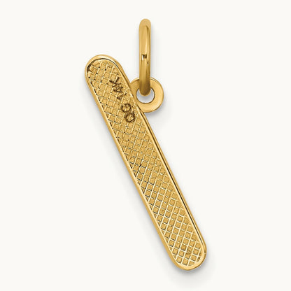 Fancy Breadstick, 14K Yellow Gold