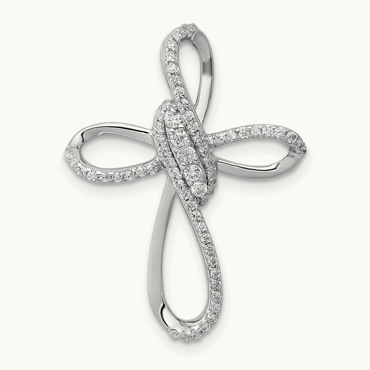 1/3ct. Diamond Cross Chain Slide — photo set