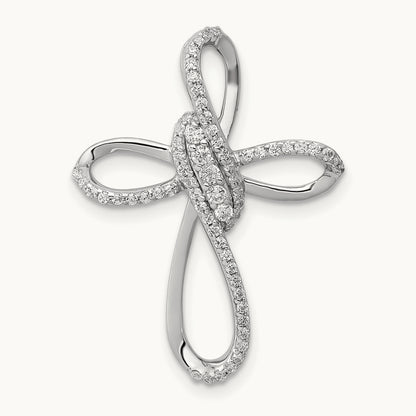 1/3ct. Diamond Cross Chain Slide — photo set