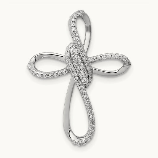 1/3ct. Diamond Cross Chain Slide — photo set
