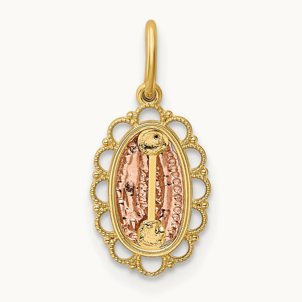 Guadalupe Pendant, 14K Two-tone