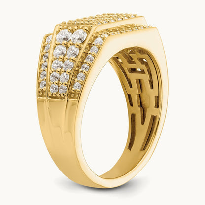 Men's Ring, 1.50 ct tw Lab-Grown Diamond