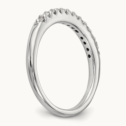 Diamond Wedding Band, 14K White Gold