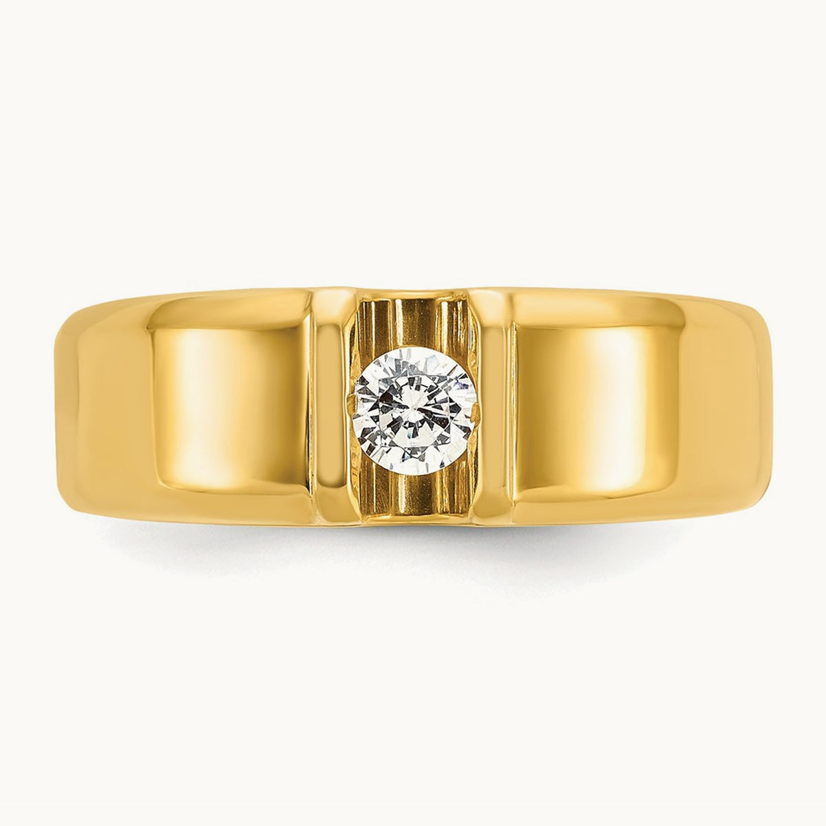 IBGoodman Men's Diamond Complete Ring, 14K