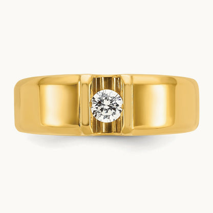 IBGoodman Men's Diamond Complete Ring, 14K