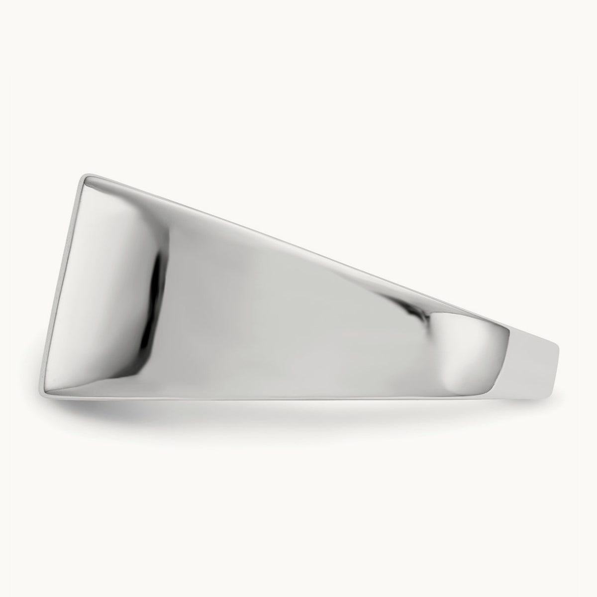 Diamond Mens Ring, 14K White Gold
