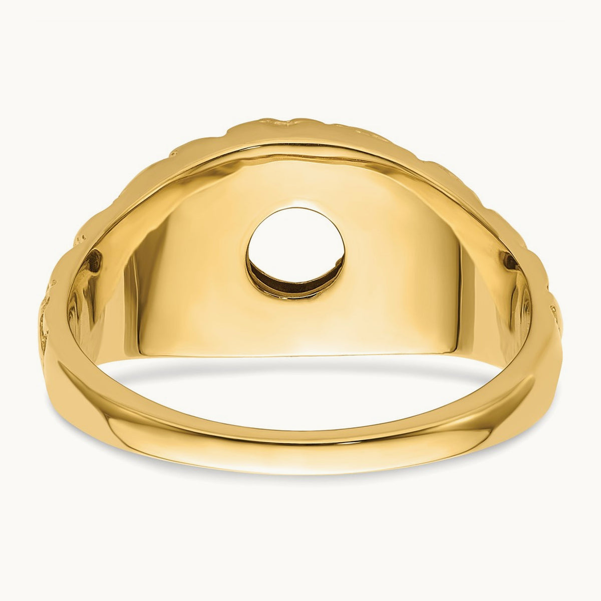 7/8 ct Center Men's Ring Mounting, 14K