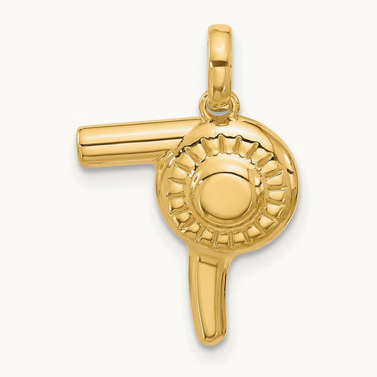 Fancy Hairdryer, 14K