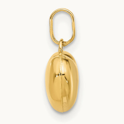 Polished 3-D Puffed Heart Pendant, 14K