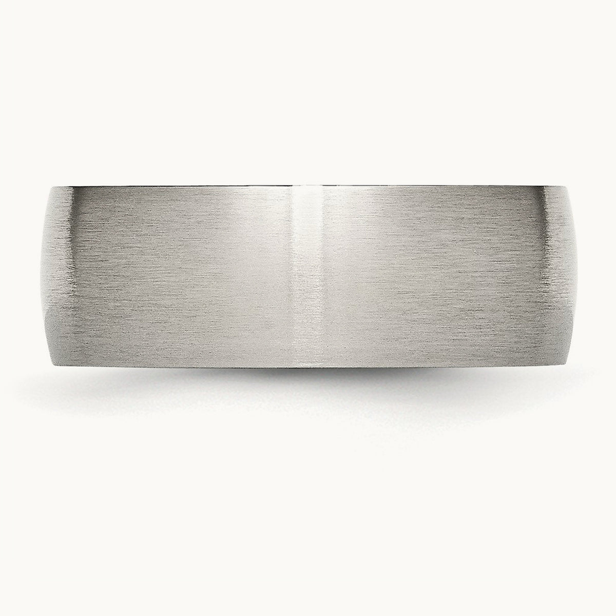 Brushed Half Round Band — 8mm