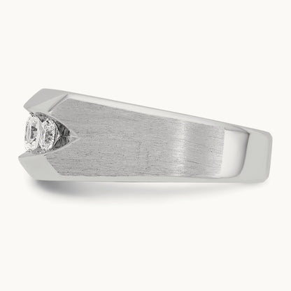 5 Stone Men's Ring, 1.00 ct tw Lab-Grown Diamond