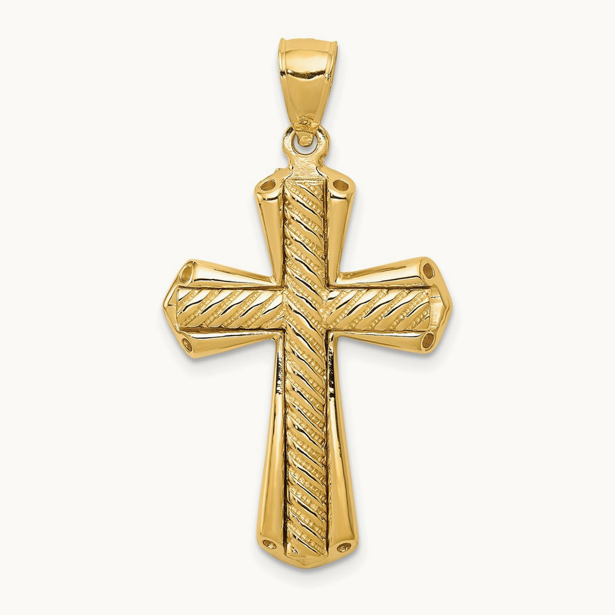 Twisted Cross Pendant — 39mm