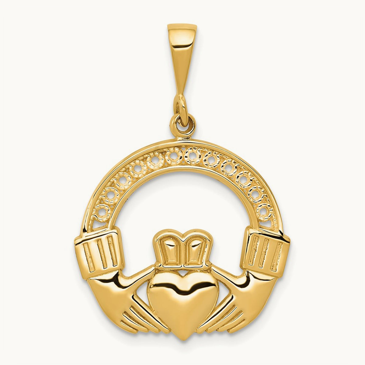 Claddagh Pendant, 14K