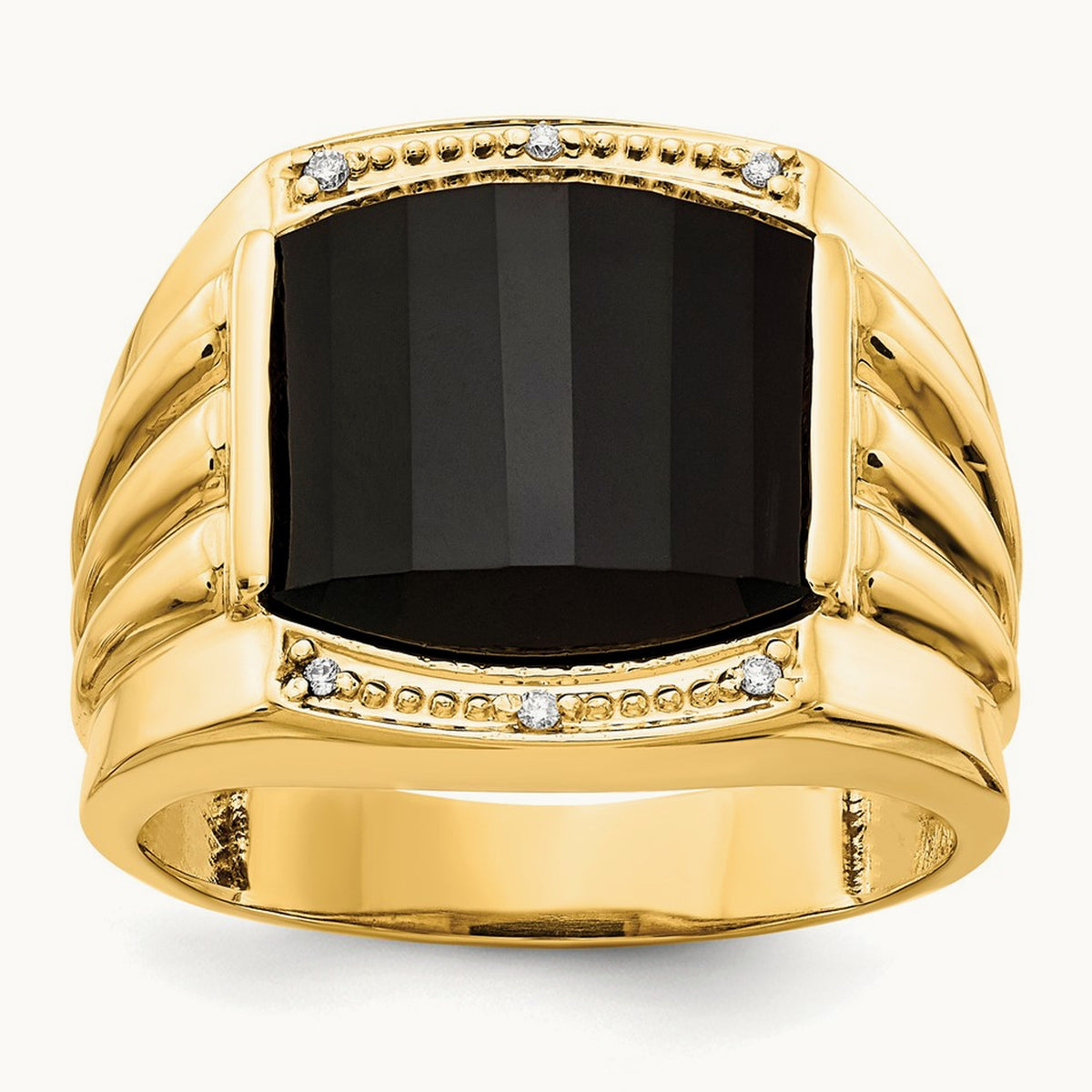 AA Diamond men's ring, 14K