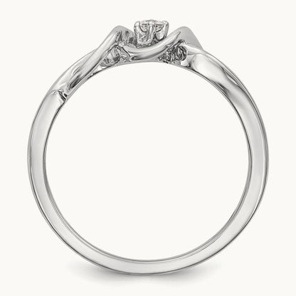 First Promise Complete Diamond Promise/Engagement Ring, 14K White Gold