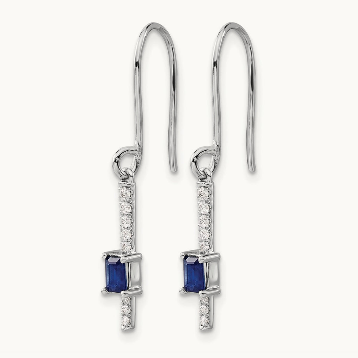 Diamond and Sapphire Fancy Earrings — photo set