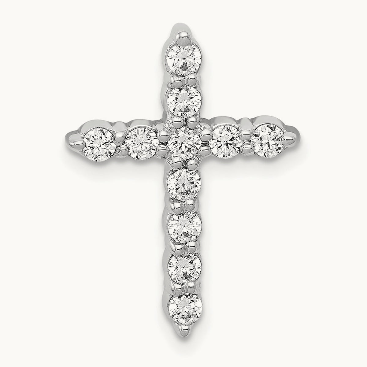 1/2ct. Diamond Cross Chain Slide — photo set