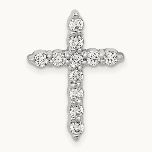 1/2ct. Diamond Cross Chain Slide — photo set