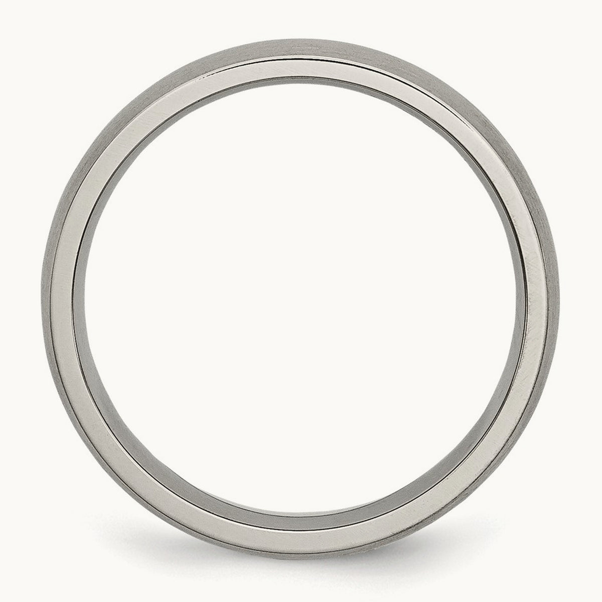 Brushed Half Round Band — 5mm