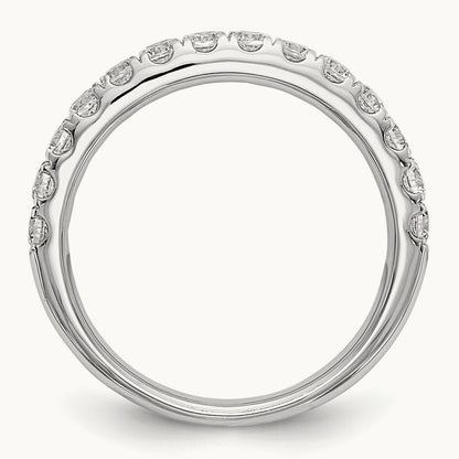 Wedding Band, 0.50-0.75 ct tw Lab-Grown Diamond — 3/4 ct, VS/SI (Great), 14K White Gold