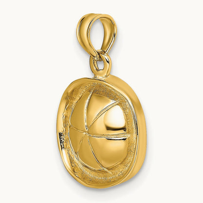 3D Sailor Hat Charm, 14K