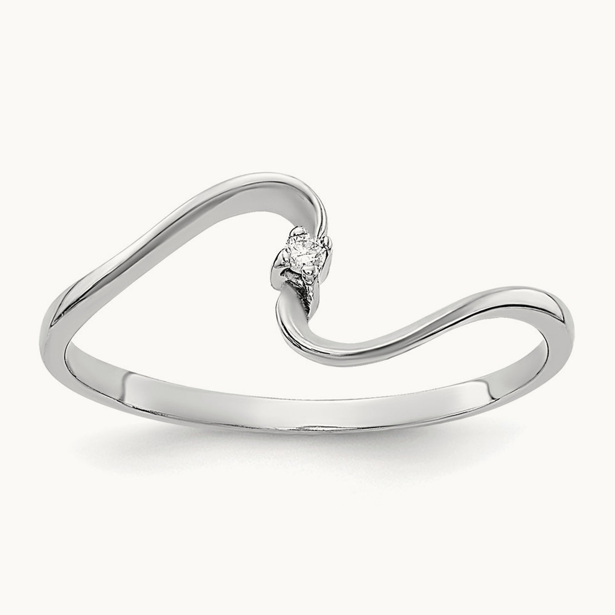 AA Diamond ring, 14K White Gold