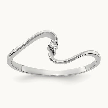 AA Diamond ring, 14K White Gold